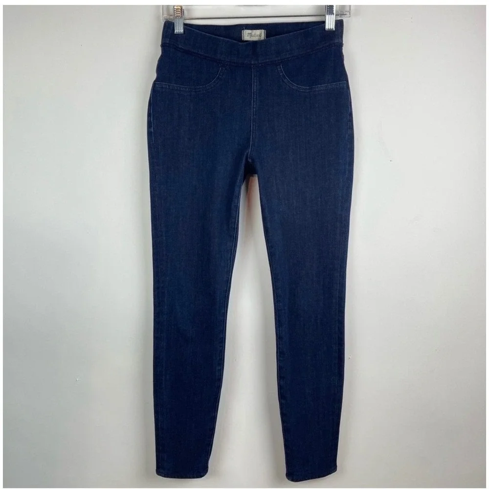 Madewell Jeans size 29 The Anywhere Jean Dark Pull On Skinny Jeggings comfort